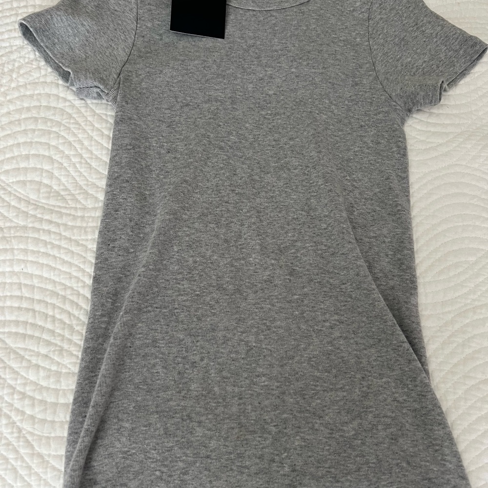 Brandy Melville Heather Gray Crewneck Tee